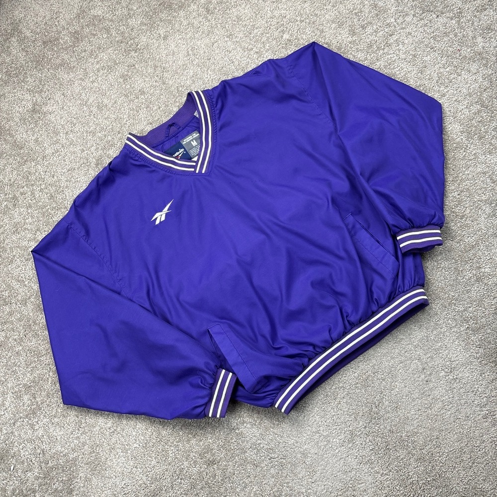 Vintage 90s‎ Reebok Windbreaker Pullover Medium